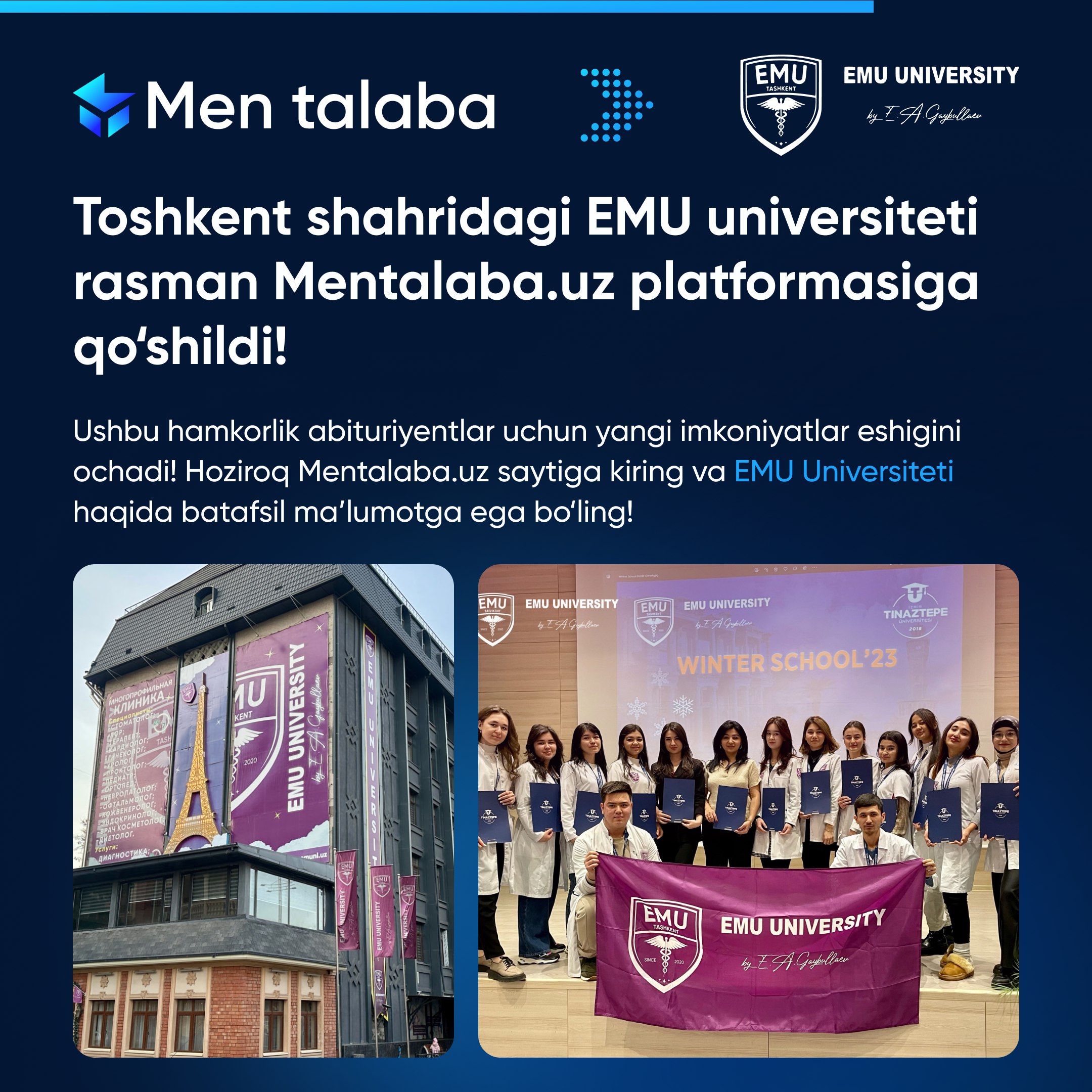 U ozining qollarini oz kokraklariga silkitadi.